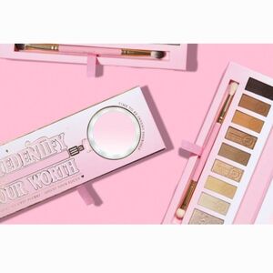 P.Louise 'Eye'dentify Your Worth Palette Warm Neutral Light Up Mirror NEW IN BOX